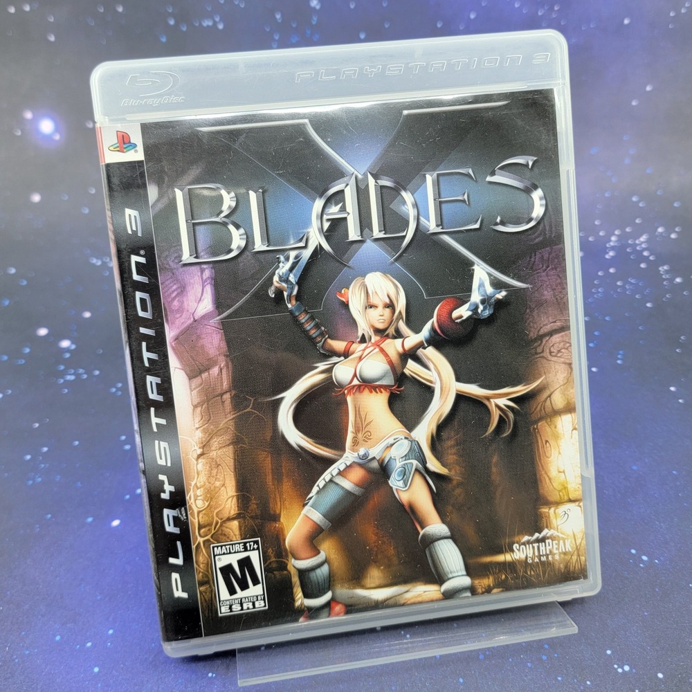 X-Blades Sony PlayStation 3 PS3 Game SouthPeak Games BLUS-30241 Complete CIB